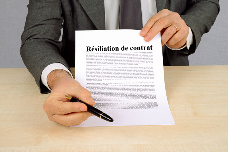 résiliation du bail commercial
